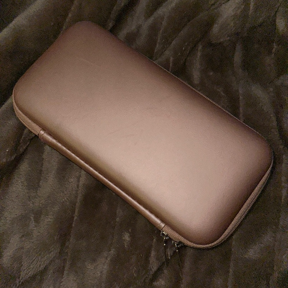 Pink accessories case
